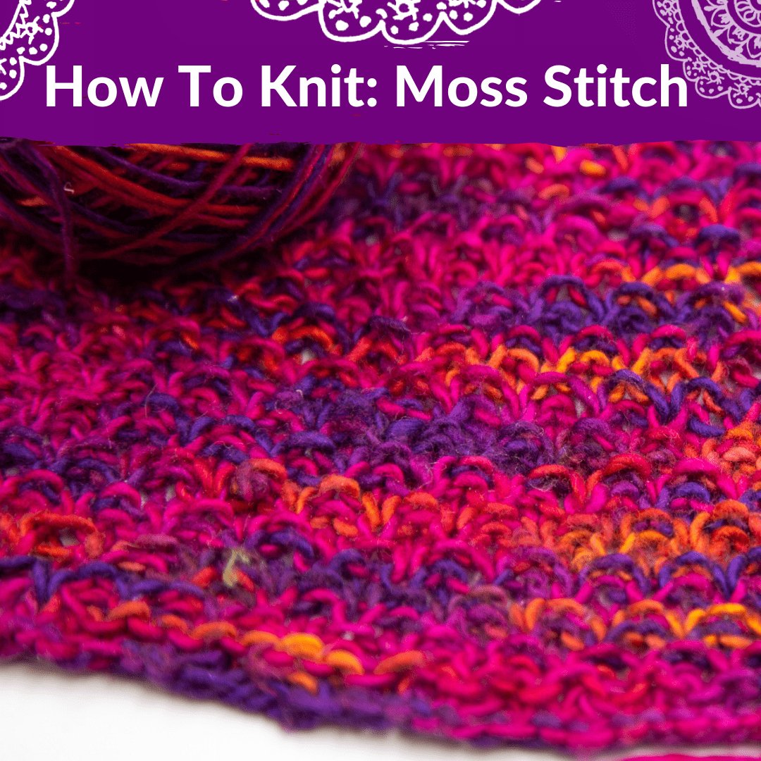 How To Knit The Moss Stitch Darn Good Yarn