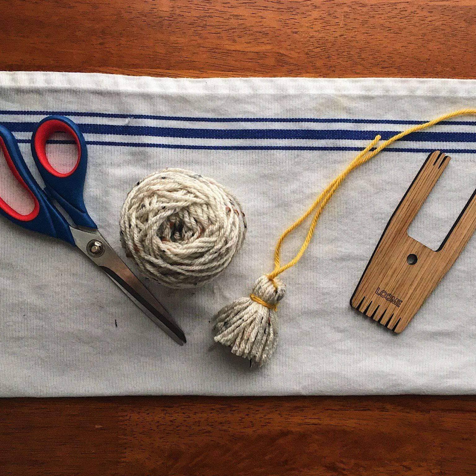 Make decorative outlet tassels