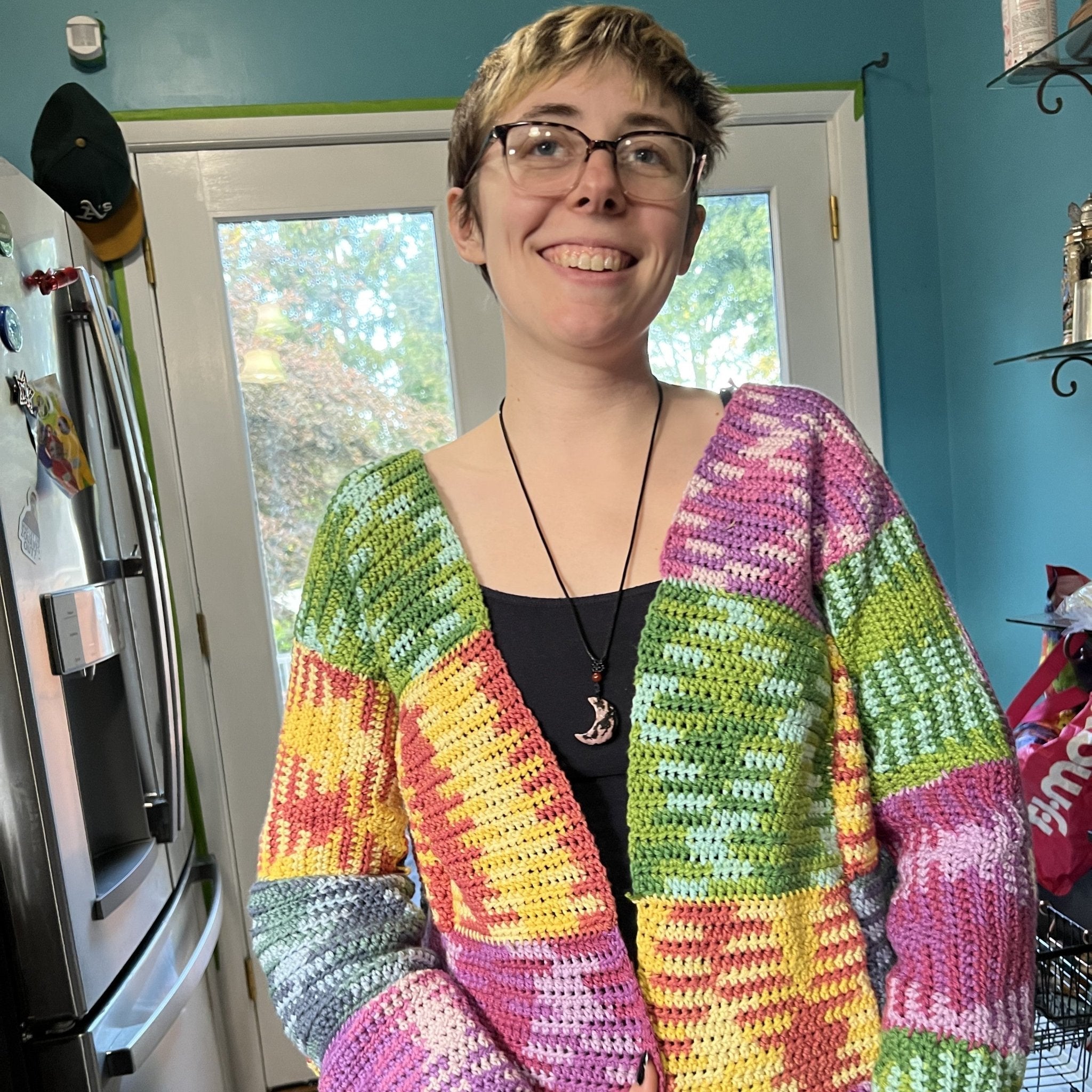 2024 Patchwork Cardigan