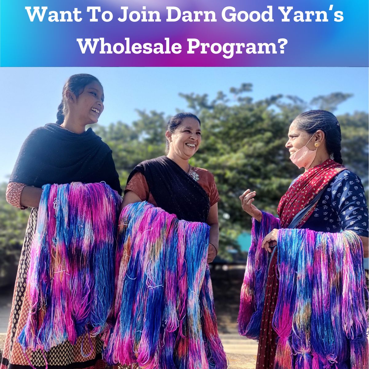 Want To Join Darn Good Yarn's Wholesale Program?