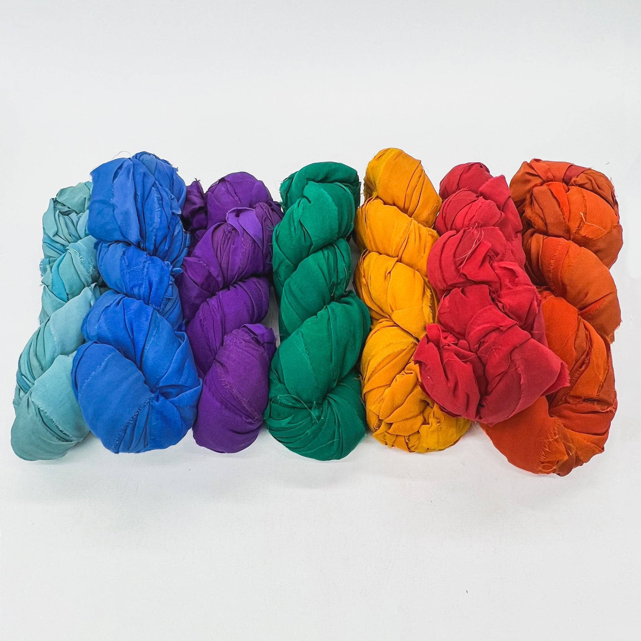 100gm Chiffon ribbon yarn Weaving Knitting Crochet Fiber crafts Jewelry (55  yds)