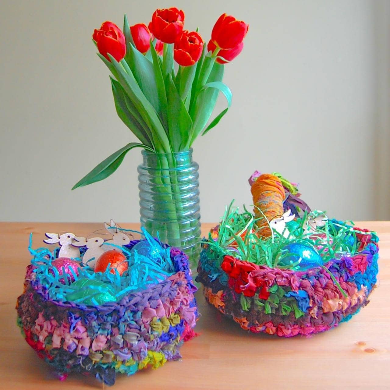 Crochet Sari Ribbon Nesting Basket - Pattern Download – Darn Good Yarn