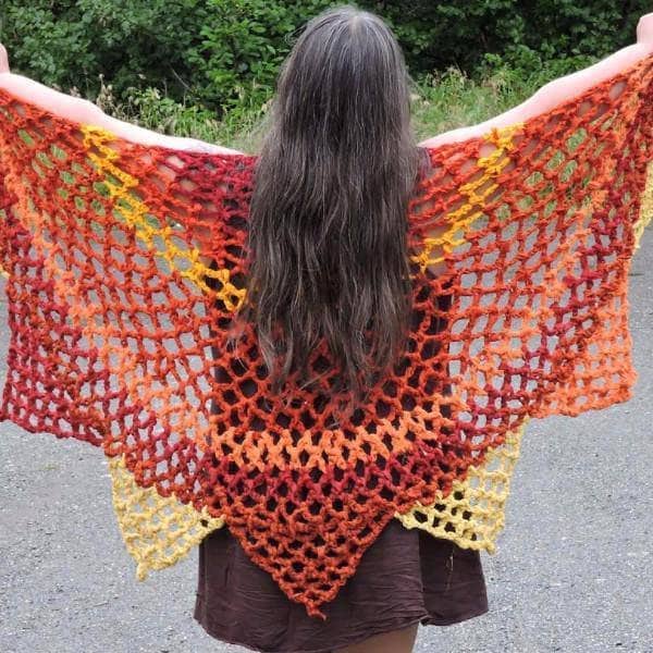 Sunburst Shawl - Crochet Pattern – Darn Good Yarn