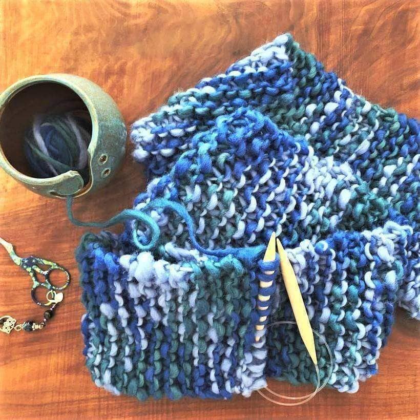 An Unexpected Mindful Meditation: Knitting - Darn Good Yarn