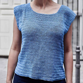 Crochet for Beginners: The Crossed Stitched Top Pattern – Darn Good Yarn