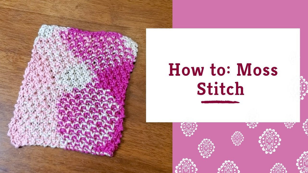 Knit Moss Stitch - Darn Good Yarn