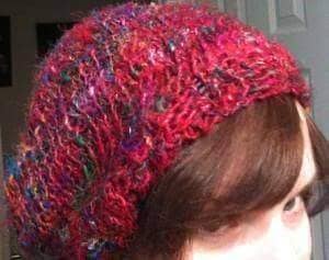 KNIT: Recycled Silk Hat Experiment Free Pattern - Darn Good Yarn