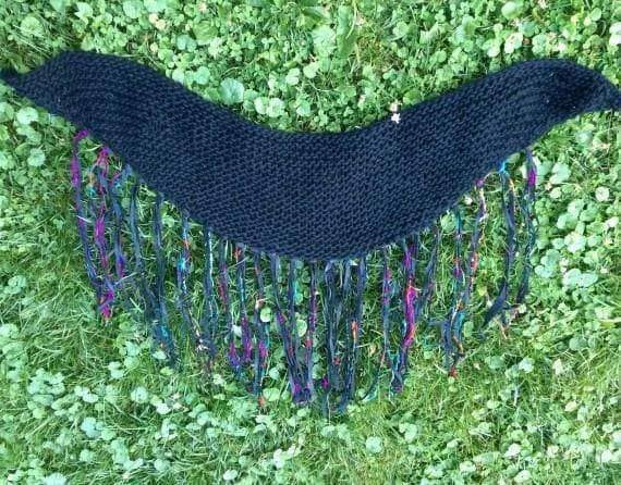 New Pattern & Kit: Black Woman Magic Suede, Silk, and Yak Shawl - Darn Good Yarn