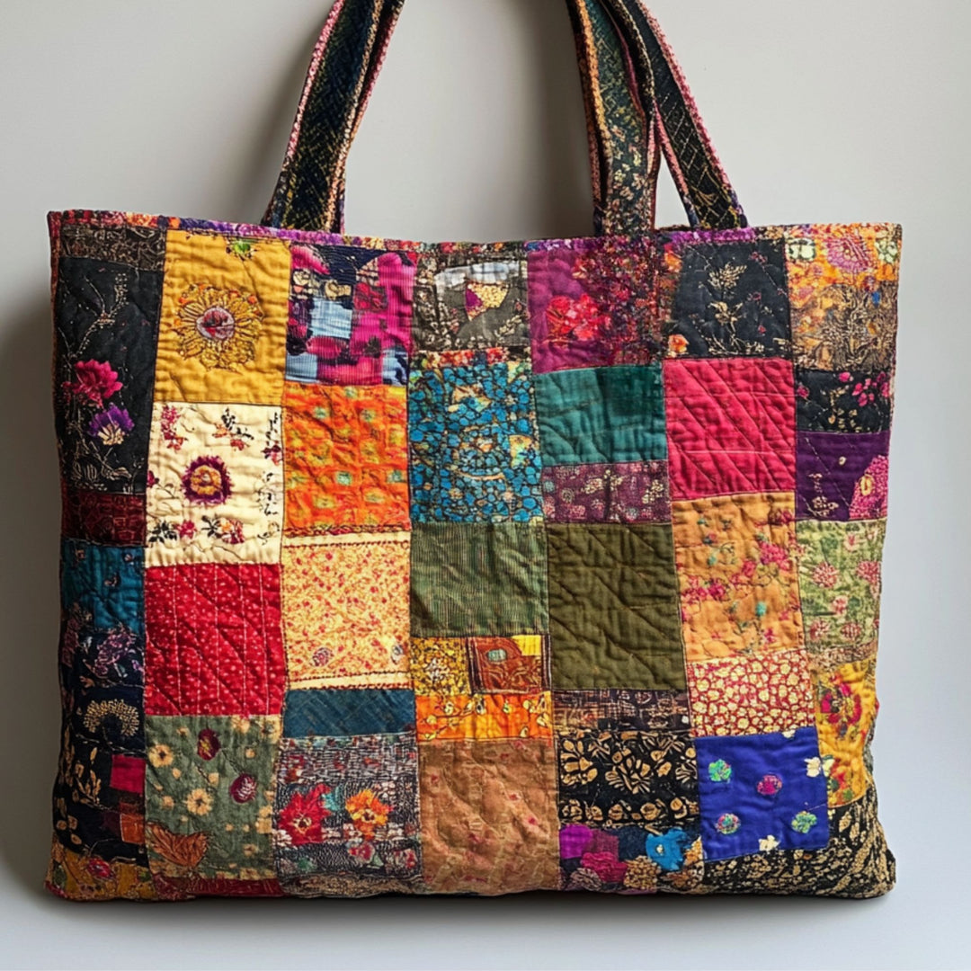 Quilted Cotton Tote