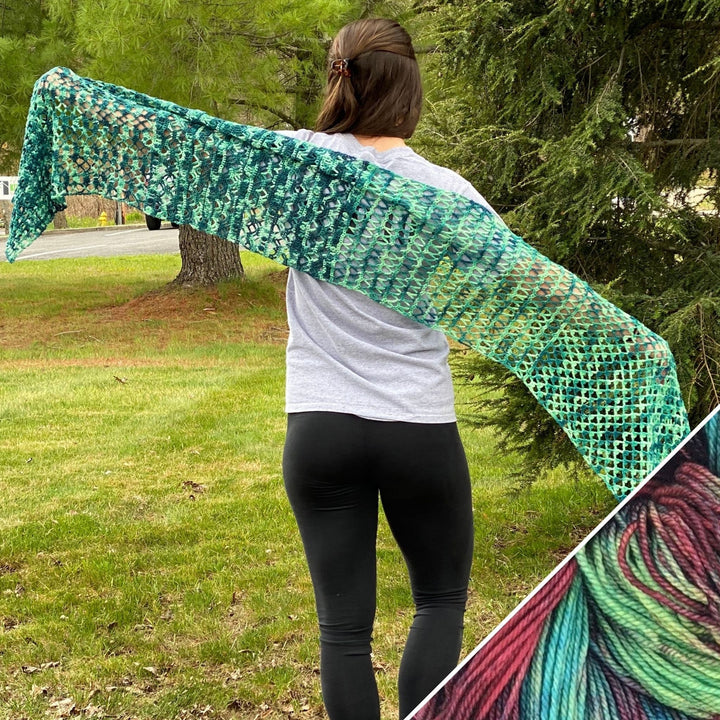 Ariel Shawl Crochet Kit