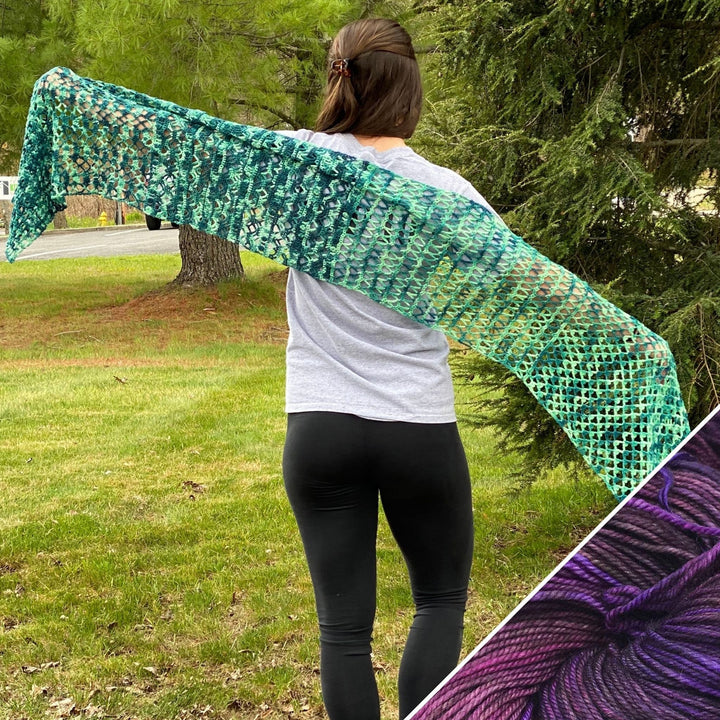 Ariel Shawl Crochet Kit