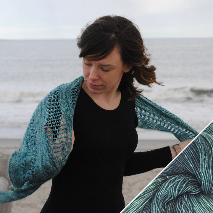 Emerald Bay Shawl Knit Kit