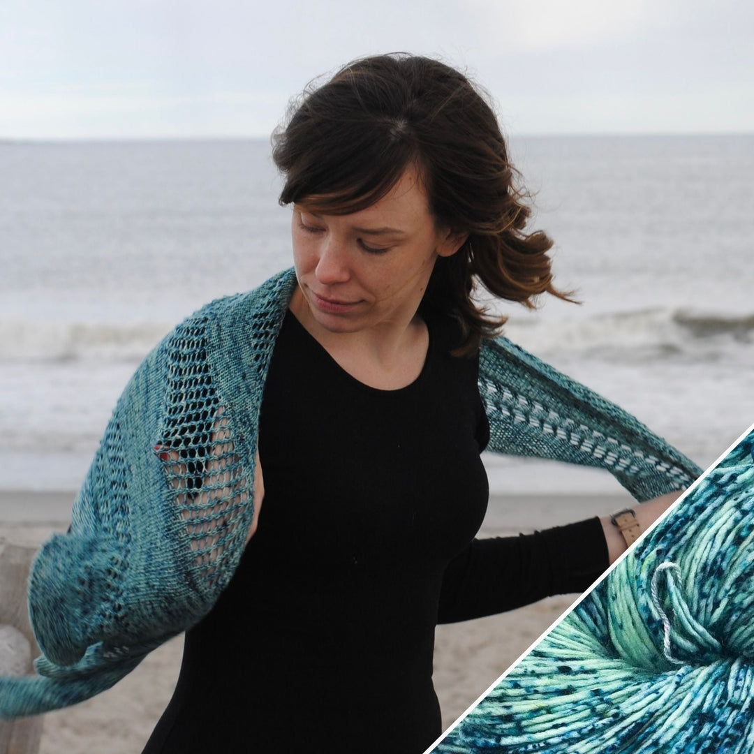 Emerald Bay Shawl Knit Kit