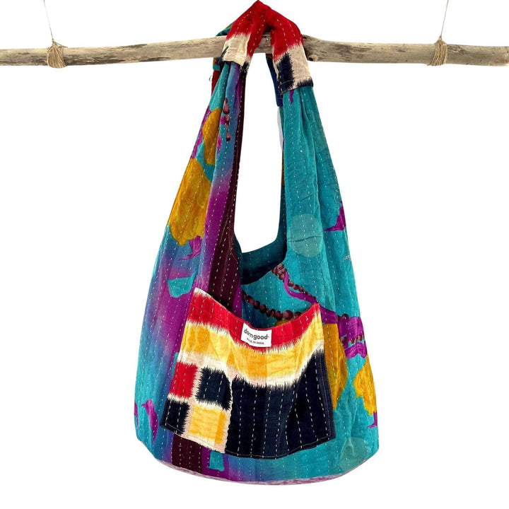 Exotic Voyage Oversized Kantha Bag