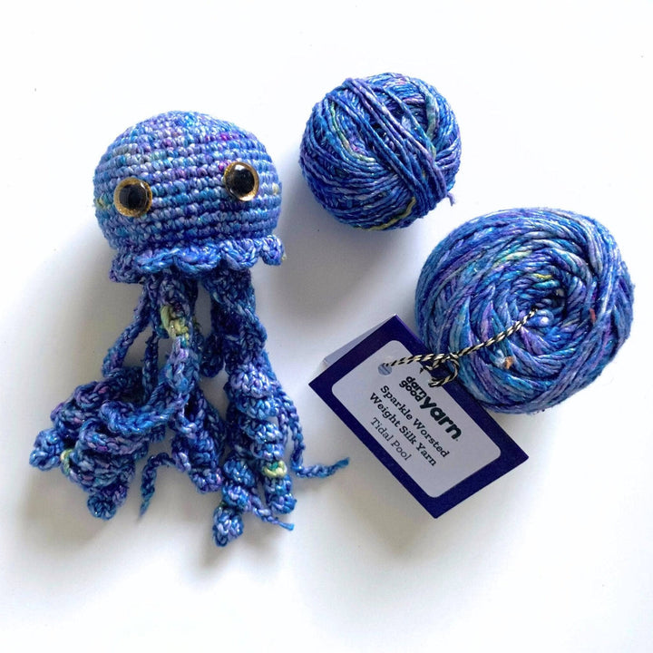 Galaxy Jellyfish Amigurumi - Crochet Pattern