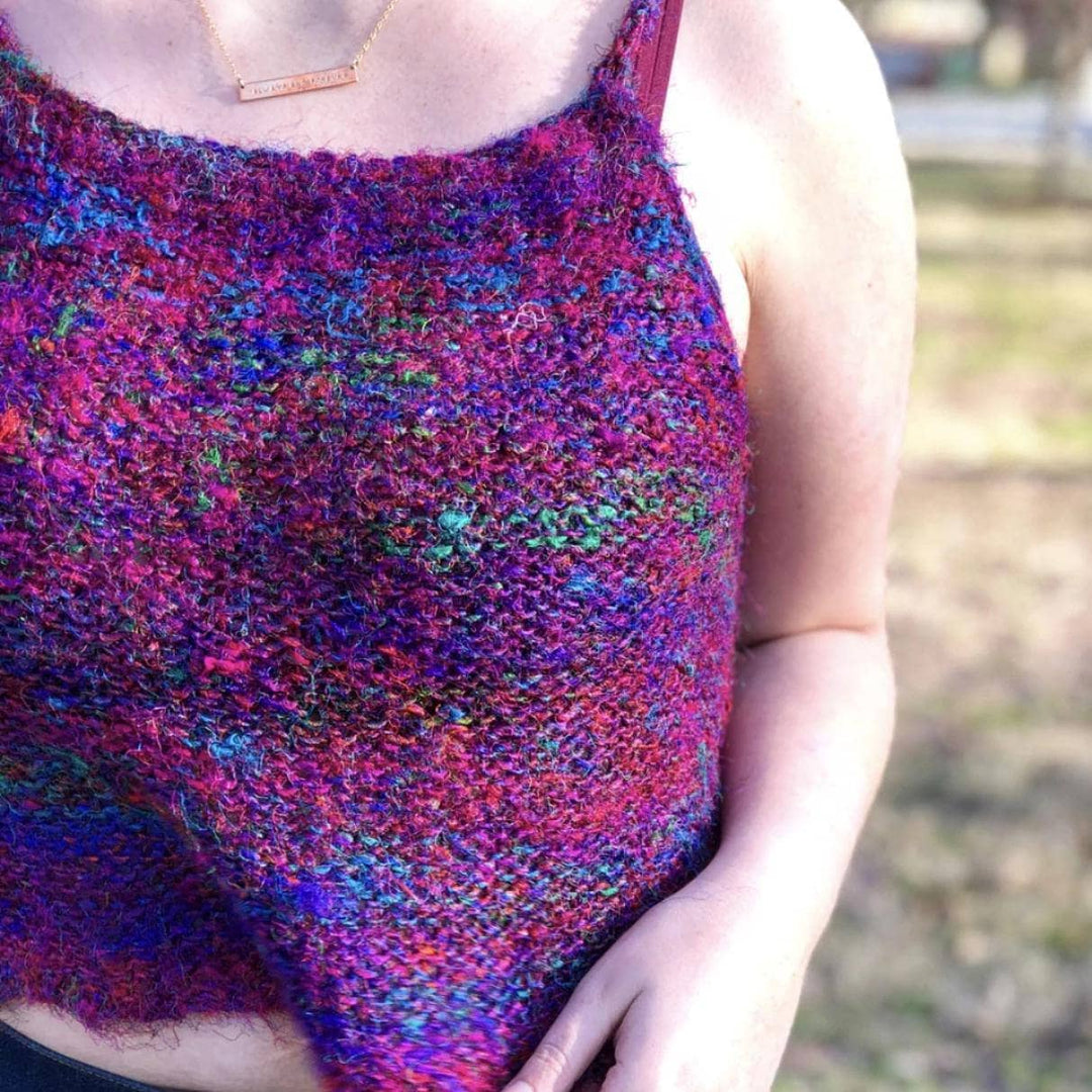 Girl wearing a pink Crop Top