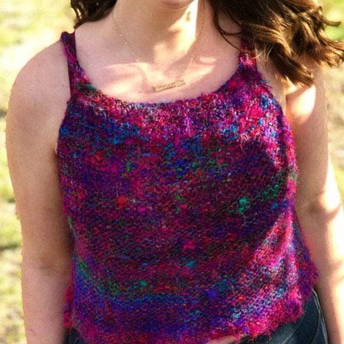 Girl wearing a pink Crop Top