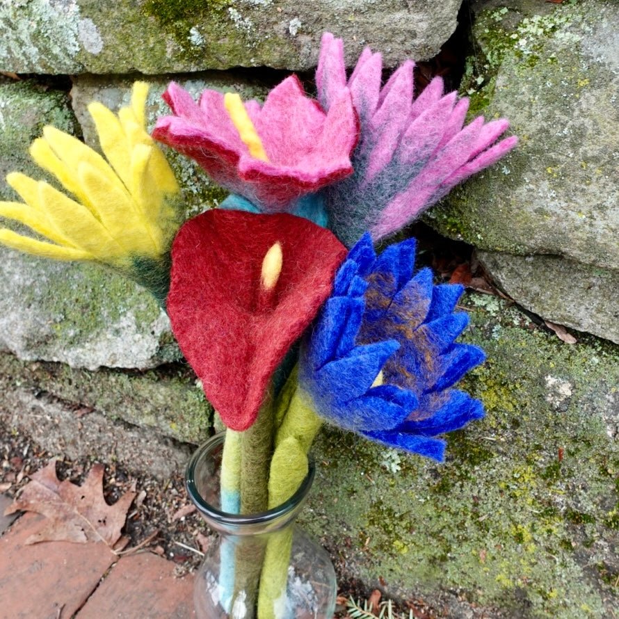 Handmade Felt Flower Bouquet