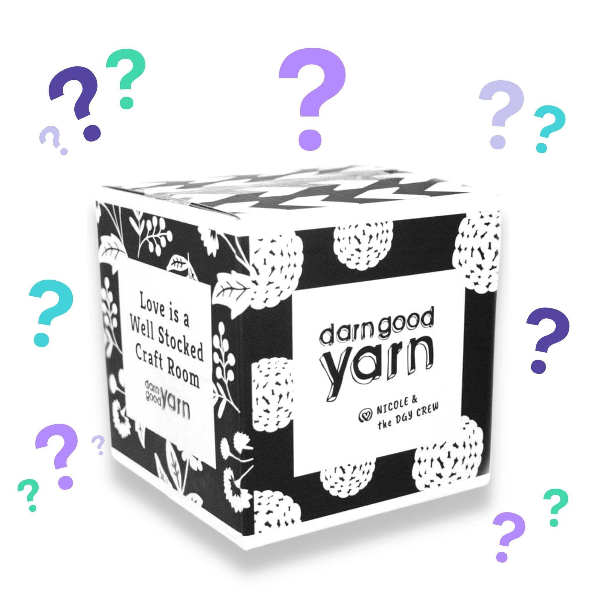 Yarn grab bag / mystery box / mystery bag / craft outlet supplies grab bag