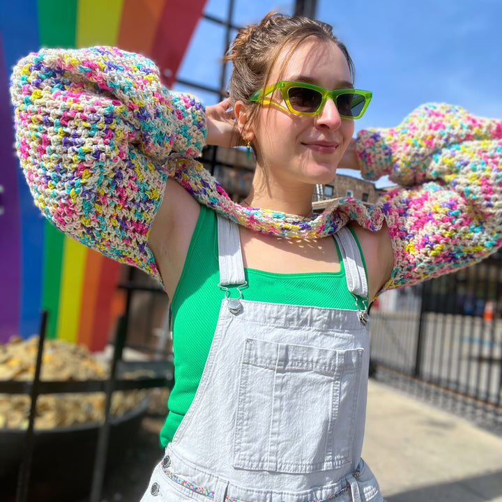 Rainbowlero Sleeves - Crochet Pattern