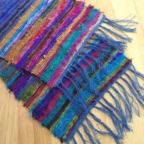 Tibet Jewels Woven Table Runner Weaving Kit | Darn Good Yarn - eco-friendly yarn + boho clothing