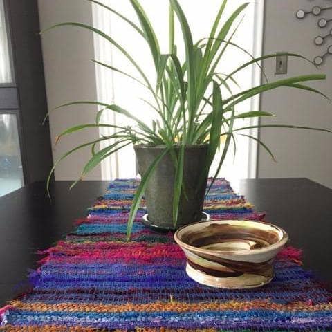 Tibet Jewels Woven Table Runner Weaving Kit | Darn Good Yarn - eco-friendly yarn + boho clothing