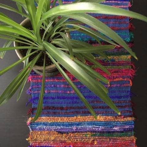 Tibet Jewels Woven Table Runner Weaving Kit | Darn Good Yarn - eco-friendly yarn + boho clothing