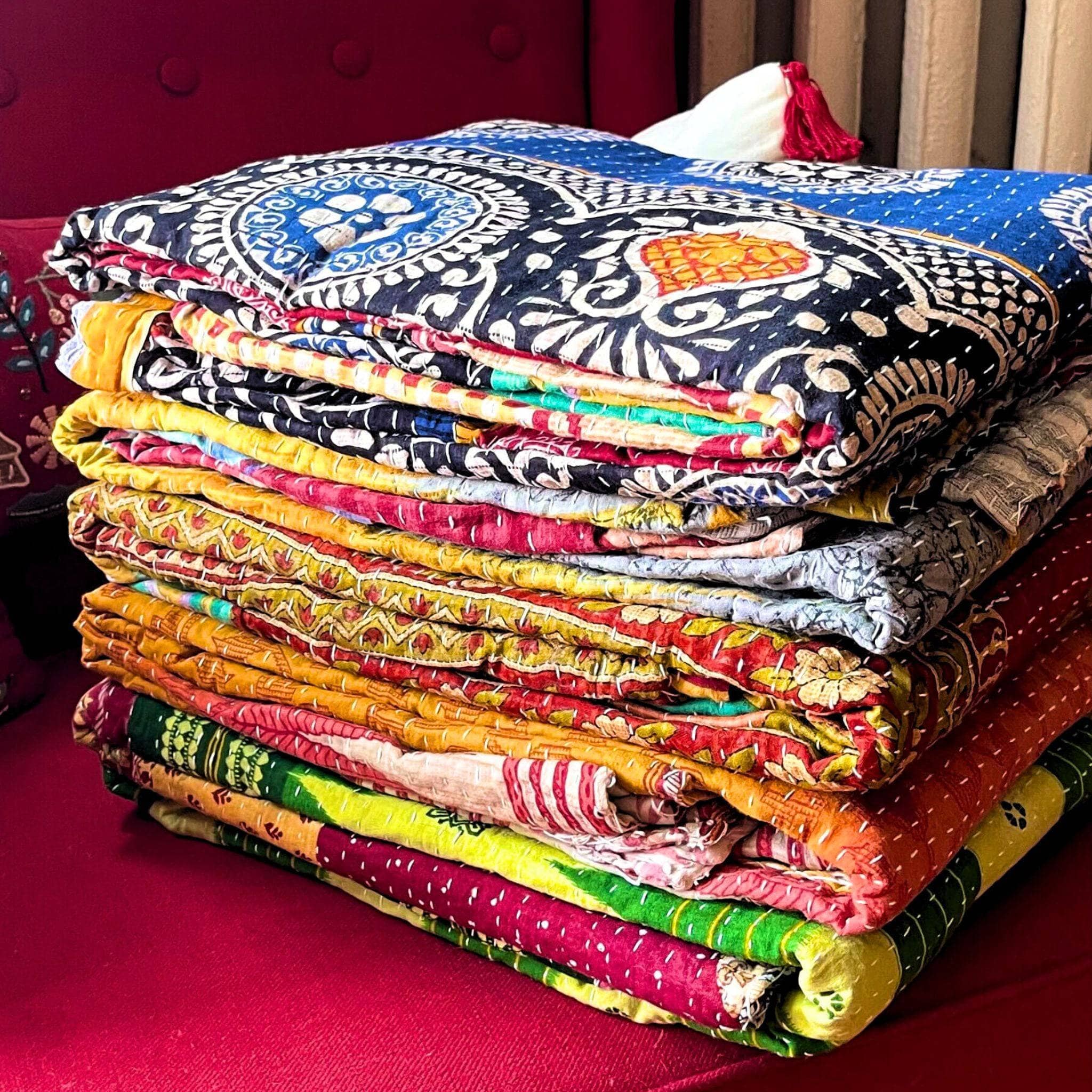 Kantha blanket sale