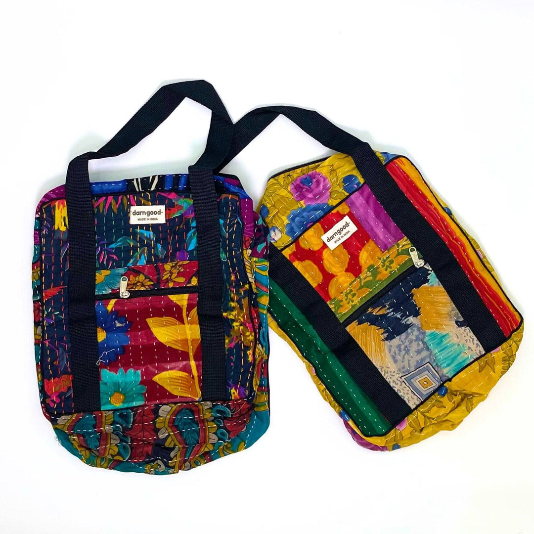 Wanderlust Kantha Stitched Bag