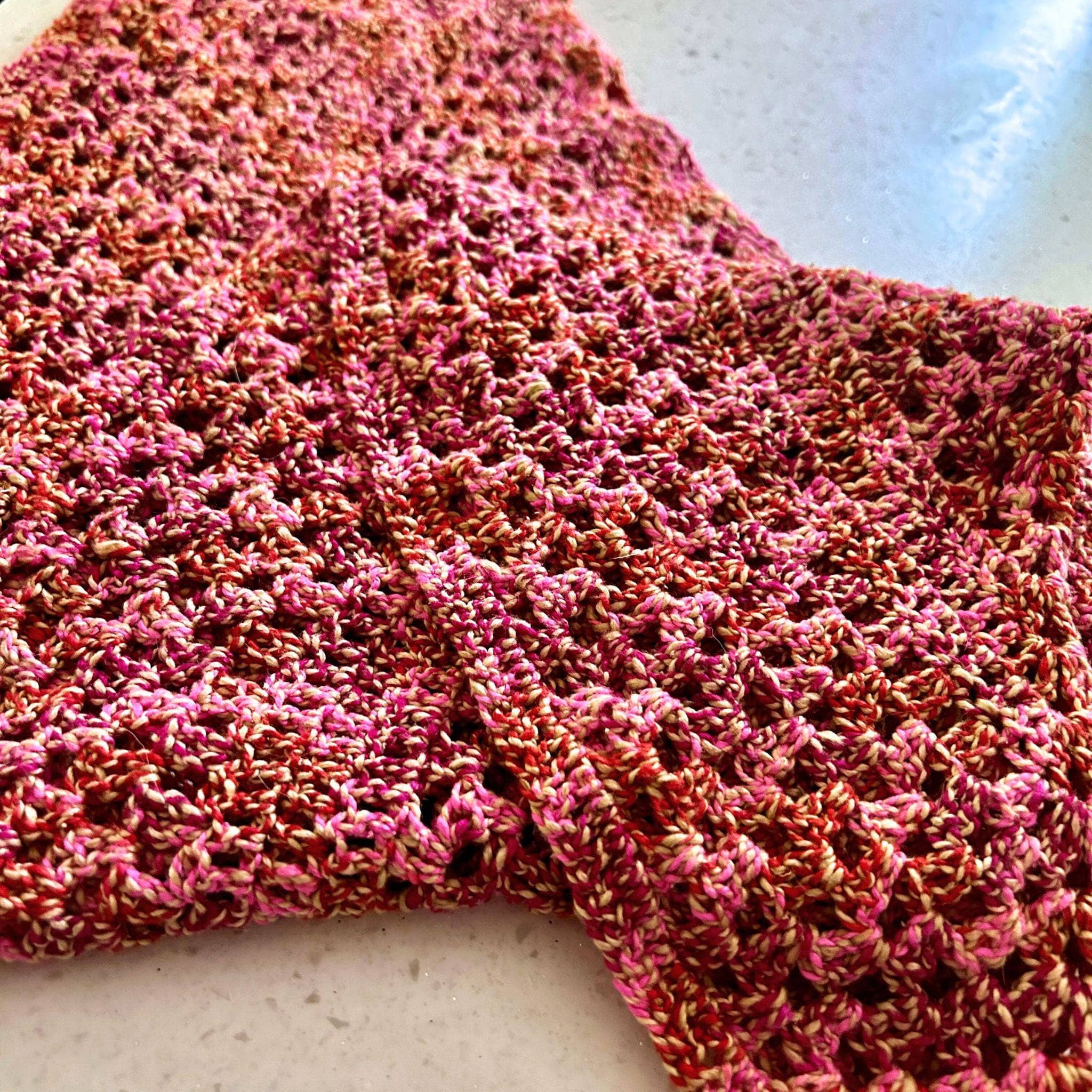 A Walk in the Garden Shawl Crochet Pattern – Darn Good Yarn