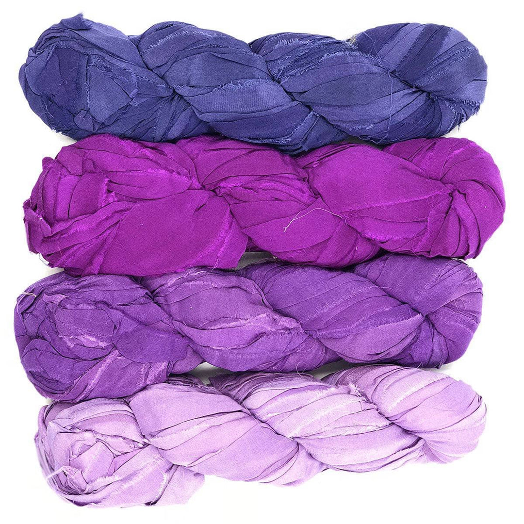 Market Tote - Chiffon Ribbon Crochet/Knit Kit