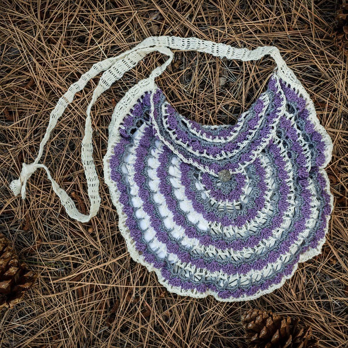 day at the festival bag crochet pattern eco friendly yarn crochet knit boho plus size womens clothing 867019