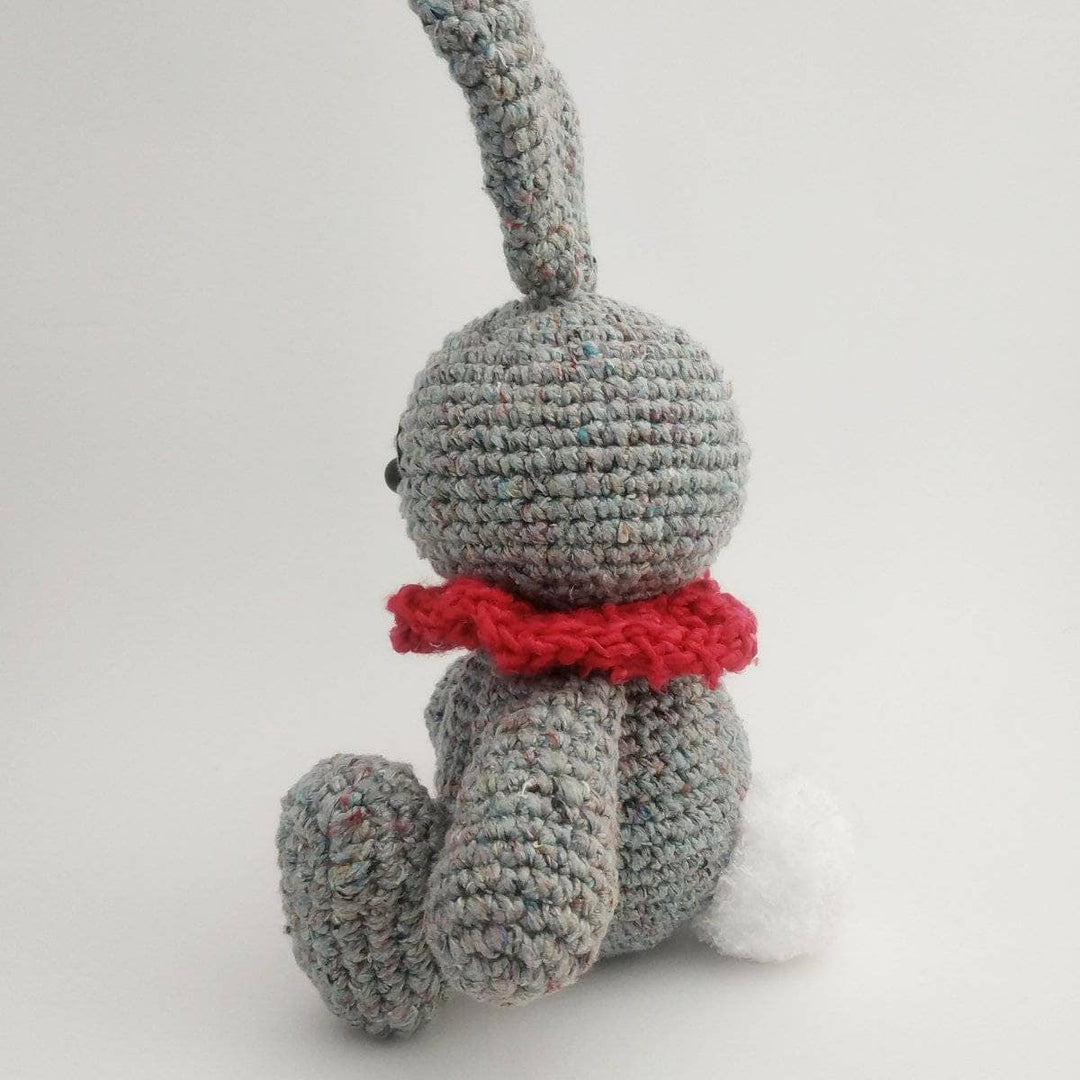  Easter Bunny Amigurumi over a white background