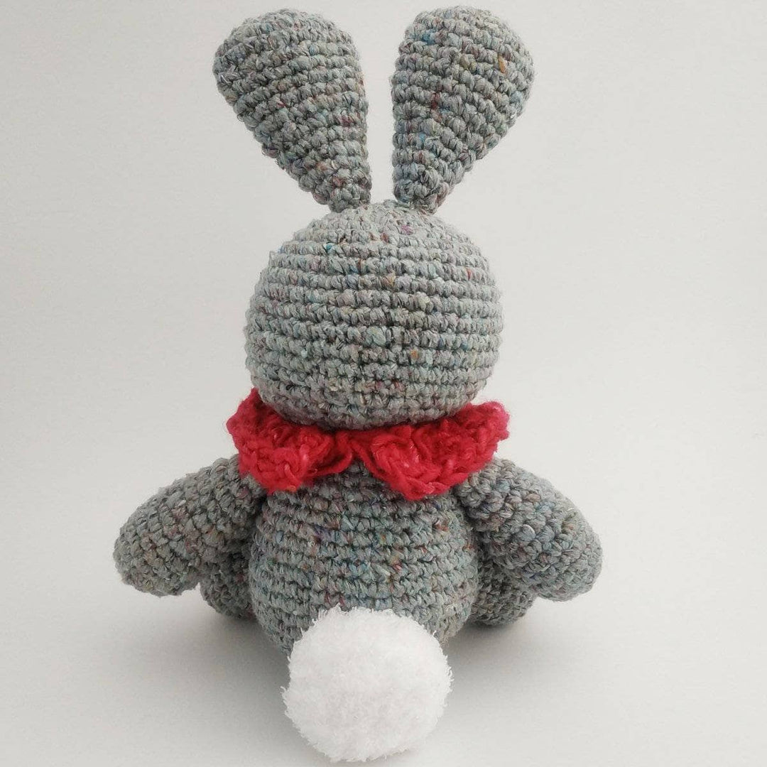  Easter Bunny Amigurumi over a white background