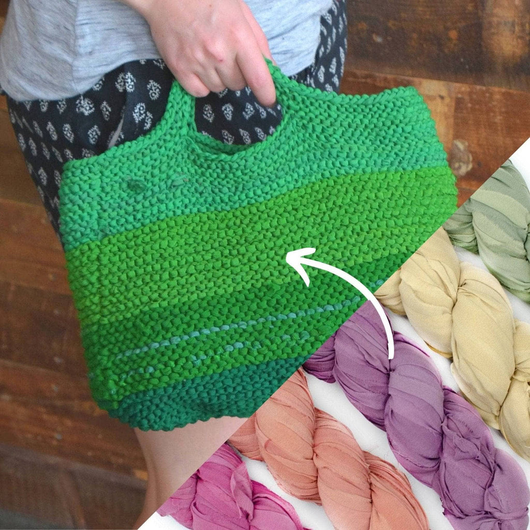 100G Flat Crochet Yarn Pearl Ribbons Line for Hand Crocheting Bag