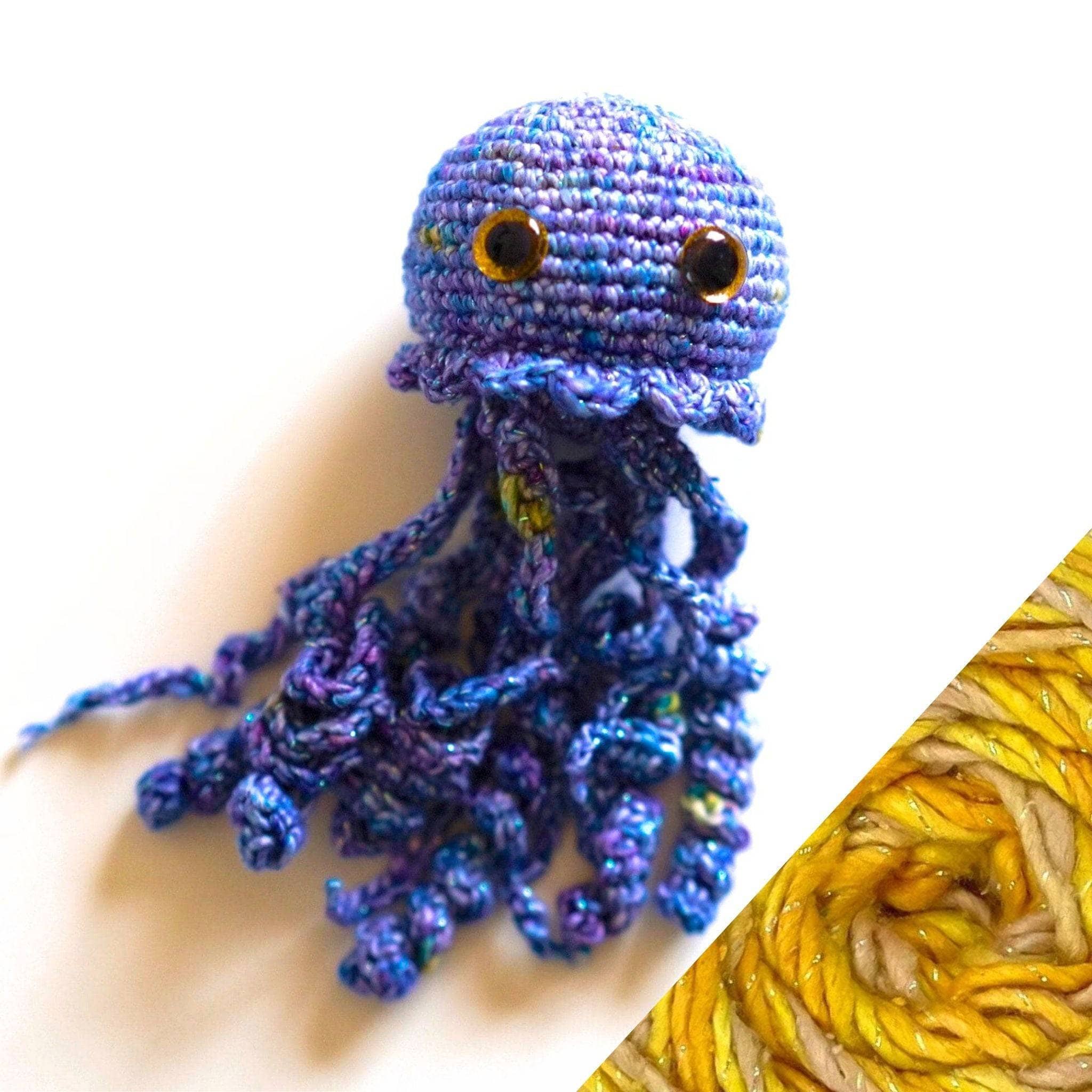 Galaxy Jellyfish Amigurumi - Crochet Kit - – Darn Good Yarn