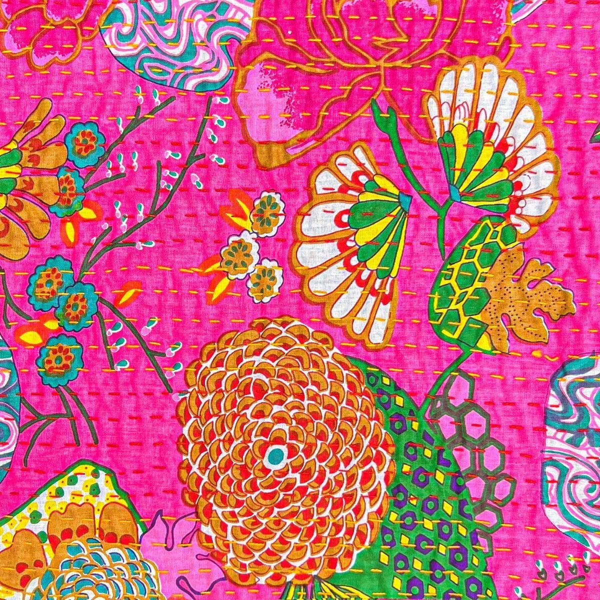 Handmade discount kantha quilt