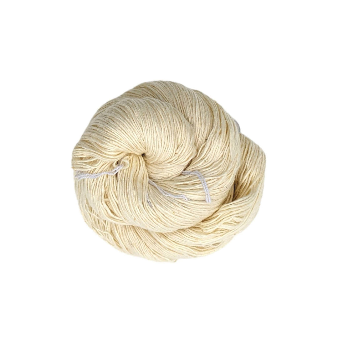 Lace Weight 100% Recycled Silk Yarn I Darn Good Yarn White & Dyeable