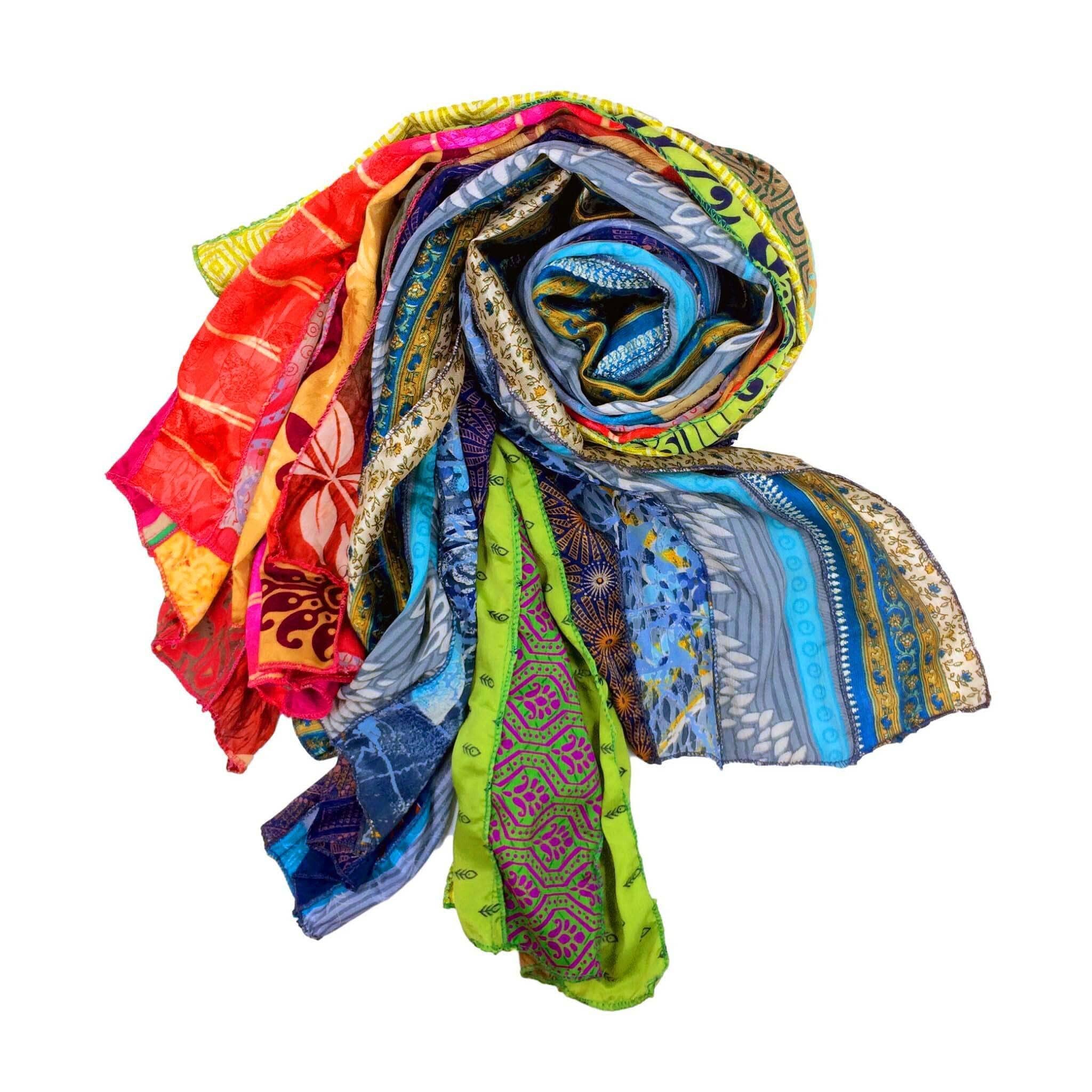 Get Your Wardrobe Fall-Ready with Silk Scarves & Wool-Blend Shawls