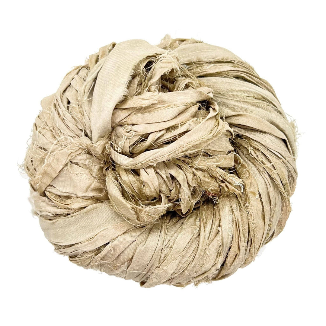 Multicolor Luxuriously Soft Sari Silk Ribbon Yarns, For Weaving