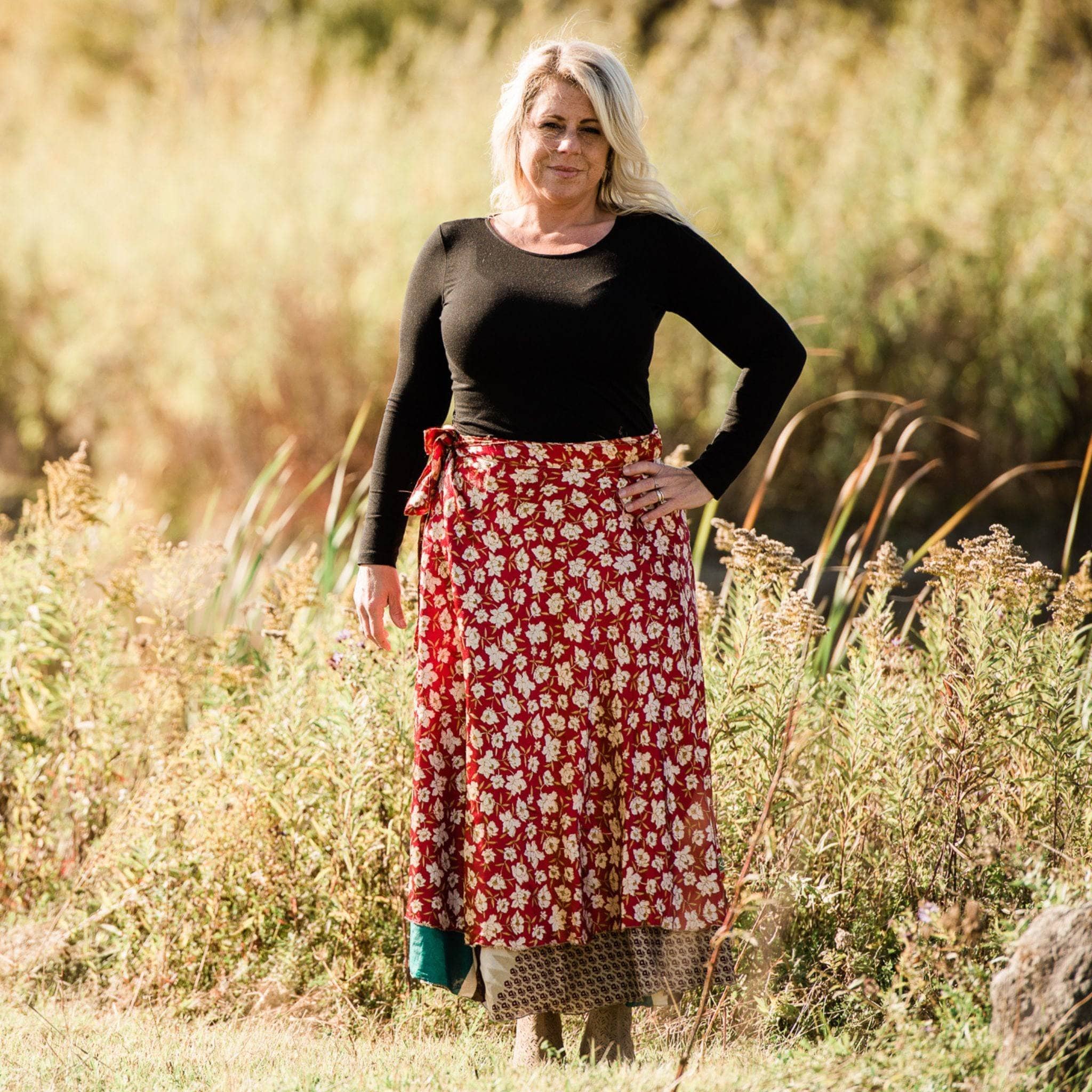 Plus size white clearance skirt in winter