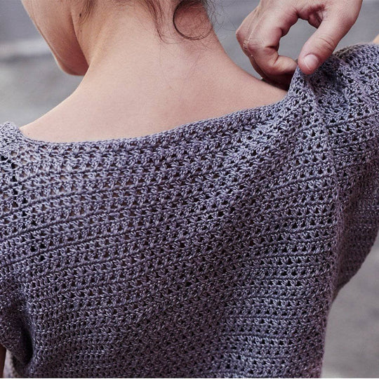 The Crossed Stitched Top Crochet Pattern – Darn Good Yarn